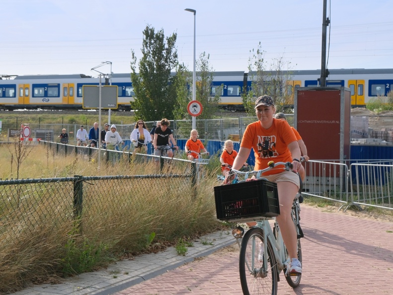 IRMA fietsers trein