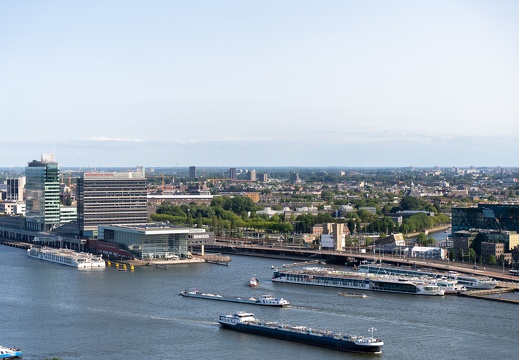 Sky view Amsterdam and Bimhuis