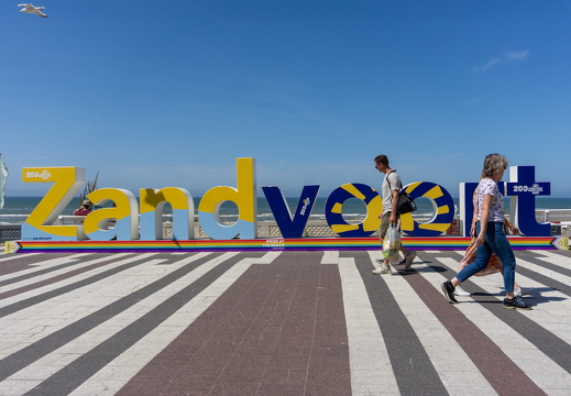 Zandvoort letters 200 jaar x pride zk 178